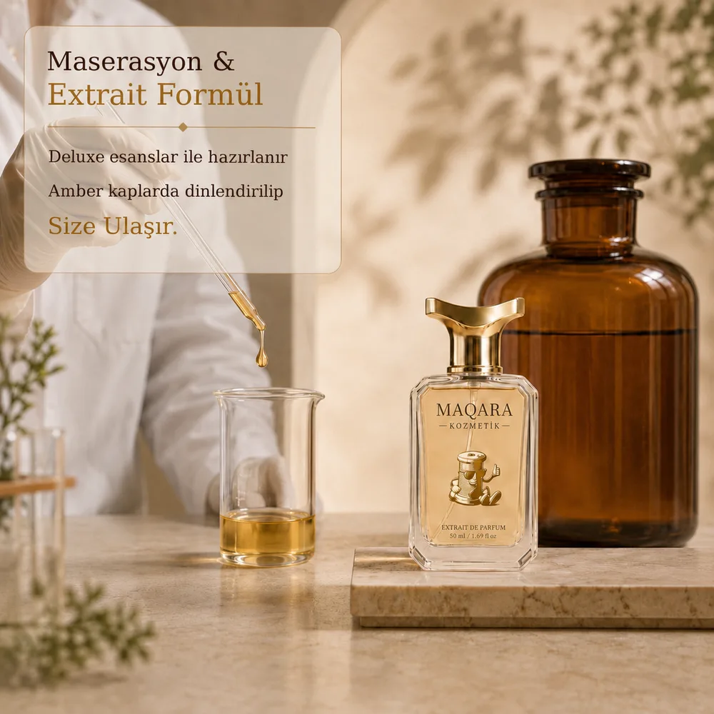 Maserasyon: esans amber kaplarda dinlendirilerek hazırlanır